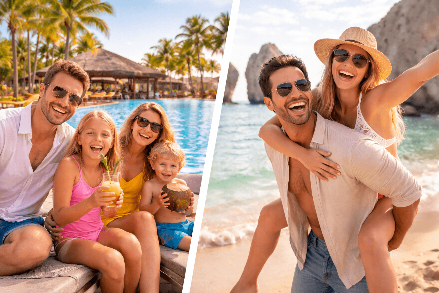 Family and couple package travel planning experience