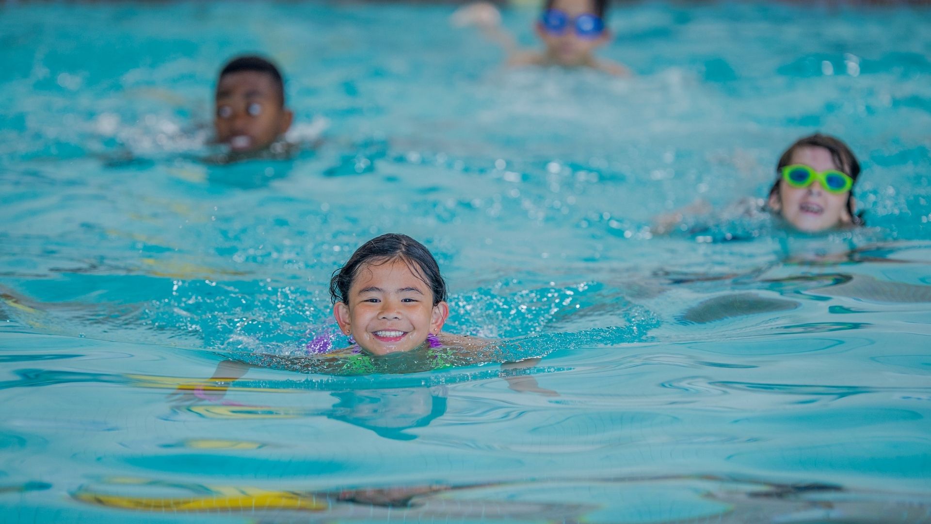 Kids enjoy in Kitslino Pool